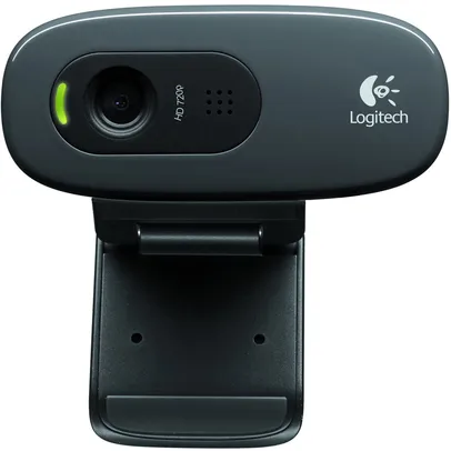 WebCam Logitech C270 HD 3MP - 720p | R$170