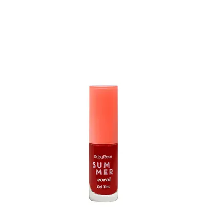 Lip Tint Gel Ruby Rose Care Fun Summer Coral 5,5 ml