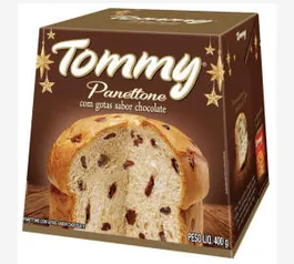 Panettone com Gotas de Chocolate 400g | R$2,70