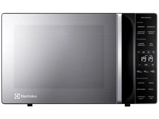 [Magazine Luiza] Micro-ondas Electrolux 23L Prata Efficient - 220V 