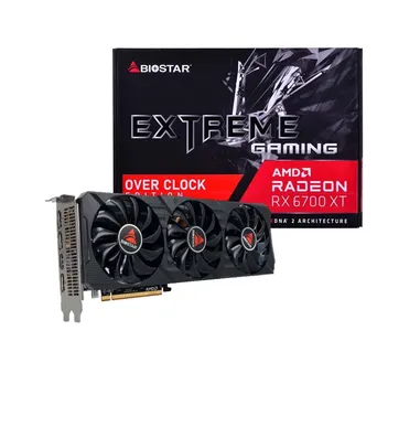 Placa de Vídeo Biostar AMD Radeon RX 6700 XT OC, 12GB, GDDR6, FSR, Ray Tracing, VA67S6TML9