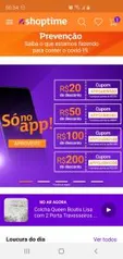 Cupom Shoptime até R$200 OFF