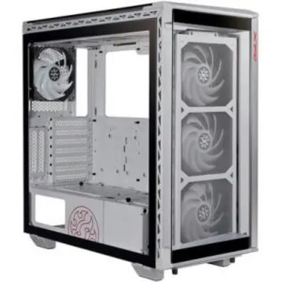 Gabinete Gamer XPG Battlecruiser, Super Mid Tower, ARGB, com FAN, Laterais e Frontal em Vidro, Branco | R$720