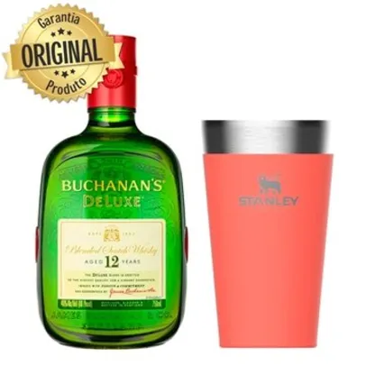 Kit Copo Stanley e Whisky Buchanan&apos;s Deluxe 12 Anos 750ml