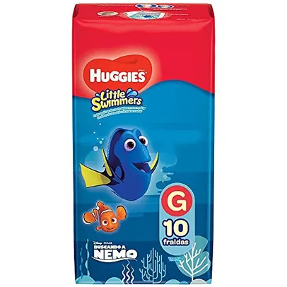 Fralda Infantil Little Swimmers Grande, 10 Unidades, Huggies