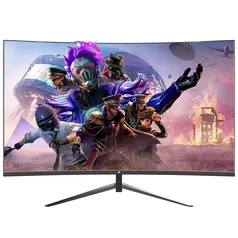 Monitor Gamer SuperFrame Precision 27' com tela Curva - 240hz, 1ms, Full HD, FreeSync, HDMI/DP, SFP2702G