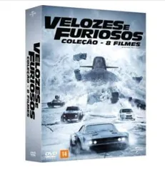 Coleção Velozes e Furiosos 8 DVDs - R$ 659,90