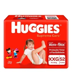 Fralda Huggies Supreme Care XXG 52 Unidades