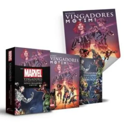 Box - Marvel Novos Vingadores – Acompanha Pôster  - 16,73