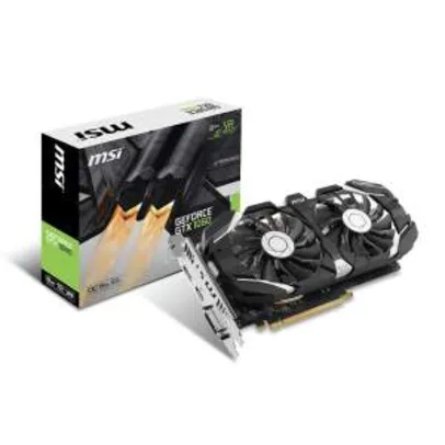 PLACA DE VÍDEO MSI GEFORCE GTX 1060 6GT OCV1 6GB GDDR5 PCI-EXP por R$ 983