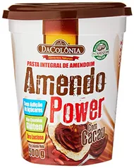 (Mais por Menos R$10,30) DaColônia Amendopower Pasta De Amendoim Com Cacau Zero 500G