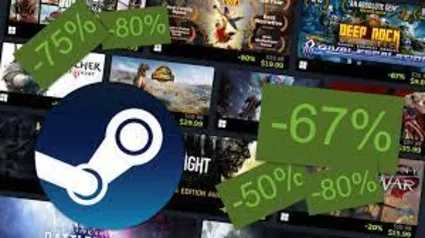 Steam 3000 - Promoção de Férias (ATÉ 85% OFF)