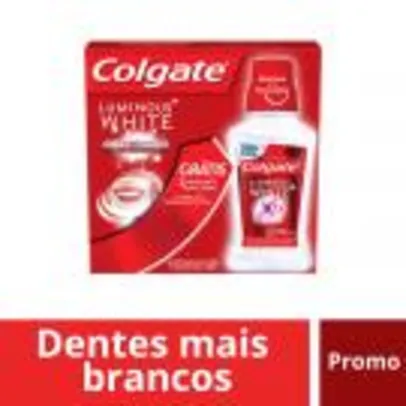 Kit Creme Dental Colgate Luminous White - R$ 12,58 comprando duas unidades