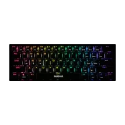 Teclado Gamer Mecânico Gamdias Hermes E3, RGB, Switch Brown, Black, ANSI