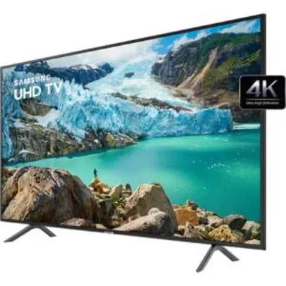 Smart TV LED 43" UHD 4K Samsung 43RU7100 Wi-Fi Bluetooth