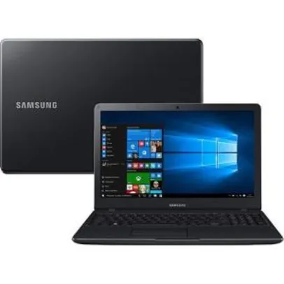 Notebook Samsung Essentials E34 Intel Core i3 4GB 1TB - R$1500