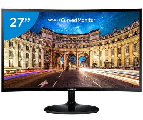 [C.OURO+MAGALUPAY] Monitor para PC Full HD Samsung LED Curvo 27” | R$944