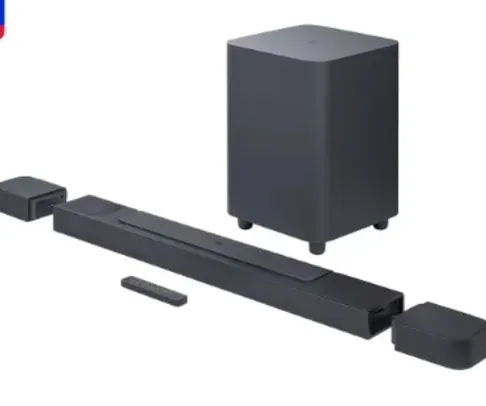 Soundbar JBL Bar 800 com 5.1.2 Canais Com Alto-Falantes Surround Removíveis e Dolby Atmos - 360W RMS