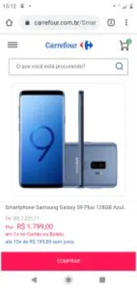 Smartphone Samsung Galaxy S9 Plus 128GB | R$1799