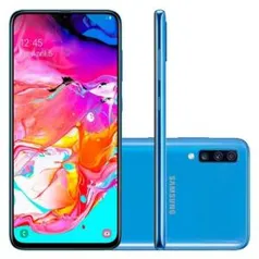 Smartphone Samsung Galaxy A70 Azul 128GB - R$1.709