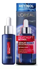 Sérum Antirrugas Revitalift Retinol Noite 30ml L'oréal Paris Todo tipo de pele