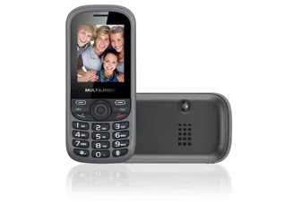 Celular Dauftech up 3 Chip preto e cinza