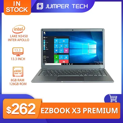 Notebook Ezbook X3 Premium - 8GB RAM + 128GB ROM | R$1429