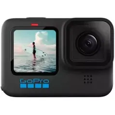 Camera GoPro Hero 10 Black 23MP 5,3K Wi-Fi Bluetooth - 2,27” à Prova de Água