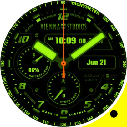 Analog Digital Watch Face VS23