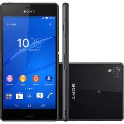 [SHOPTIME] Smartphone Sony Xperia Z3 Compact Desbloqueado Android 4.4 Tela 4.6" 16GB 4G Wi-Fi Câmera 20.7MP - Preto - R$1800
