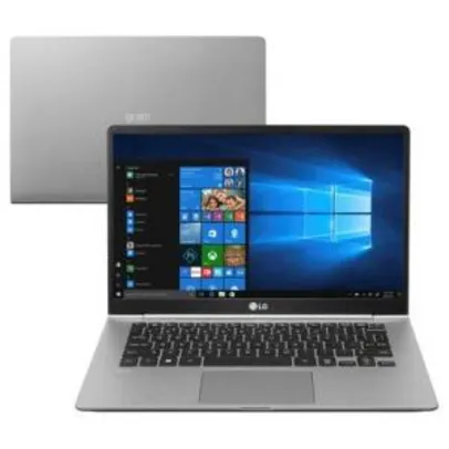 Notebook LG Gram, Intel Core i5-8250U, 8GB, SSD 256GB, Windows 10 Home, 14´ - 14Z980-G.BH51P1 R$5200