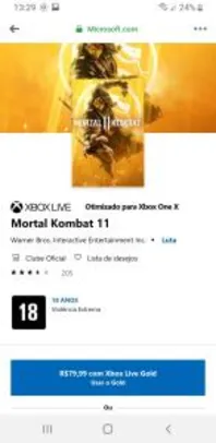 Mortal Kombat 11 Xbox | R$79