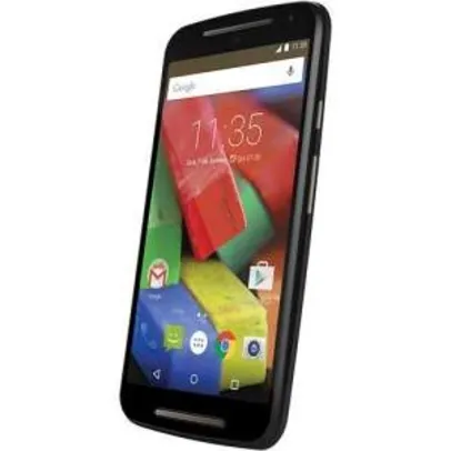 [Sou Barato] Smartphone Motorola Moto G (2ª Geração) Dual Chip Desbloqueado Android Lollipop 5.0 Tela 5" 16GB 4G Wi-Fi Câmera 8MP Preto - R$ 899,00 