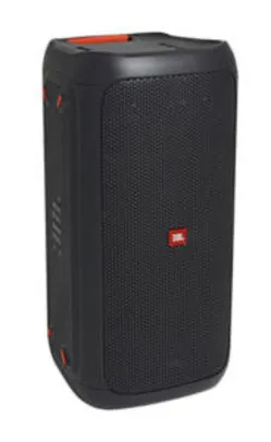Caixa de Som JBL Party Box 100 bluetooth, bateria Recarregável, show de luzes, entradas USB, microf. e violão