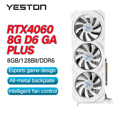 Placa de video RTX 4060 8GB YESTON TRIPLE FAN          