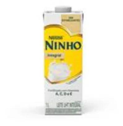 Leite Ninho Uht Integral Sem Estabilizantes Nestlé 1 L - Próximo do Vencimento