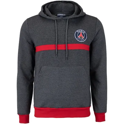 Blusão Paris Saint Germain Flacee Fechada com Capuz Bolso - Masculino