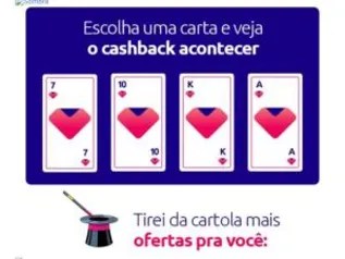 Até 20% de cashback em diversos produtos pagando com AME