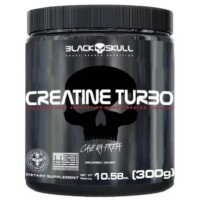 Saindo por R$ 38,2: Creatine Turbo 300g Black Skull | Pelando