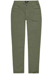  Calça Verde Militar Enfim Skinny Sarja Power