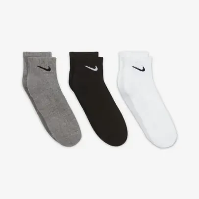  Meia Nike Everyday Cushioned 3 Pares