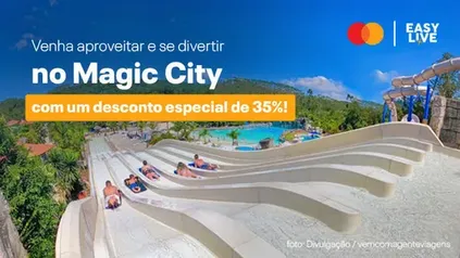 [CC Mastercard]35% OFF para se divertir no Magic City.