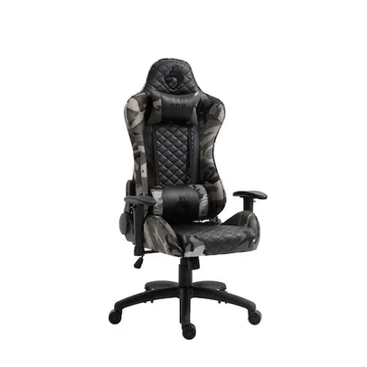 Cadeira Gamer Fox Racer Extreme C565 com Almofadas Reclinável Descanso de Braço - Camuflada
