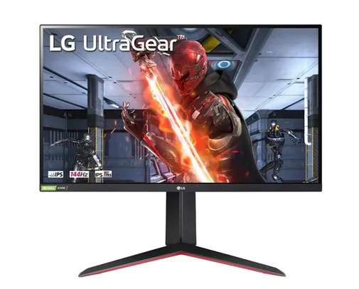 Monitor Gamer LG UltraGear 27 Full HD, 144Hz, 1ms, IPS, HDMI e DisplayPort, HDR 10, 99% sRGB