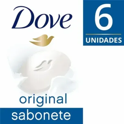 Sabonete em Barra Dove Original 90g - 6 unidades 