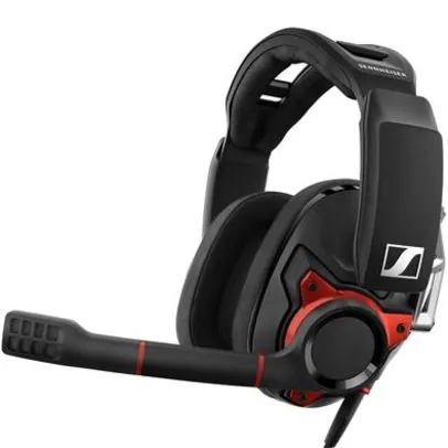  Headset Gamer Epos Sennheiser GSP 600, Preto e Vermelho