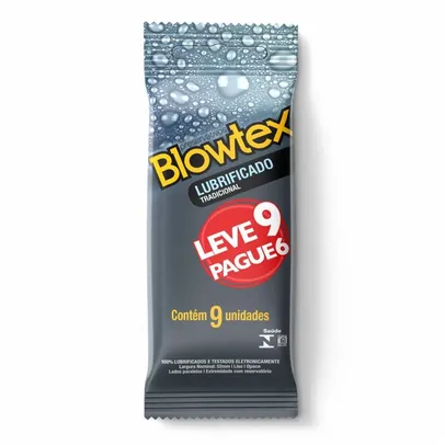 Preservativo Lubrificado Blowtex Leve 9 Pague 6