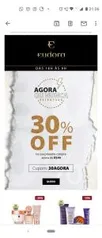 30% OFF na primeira compra acima de R$99 | Eudora