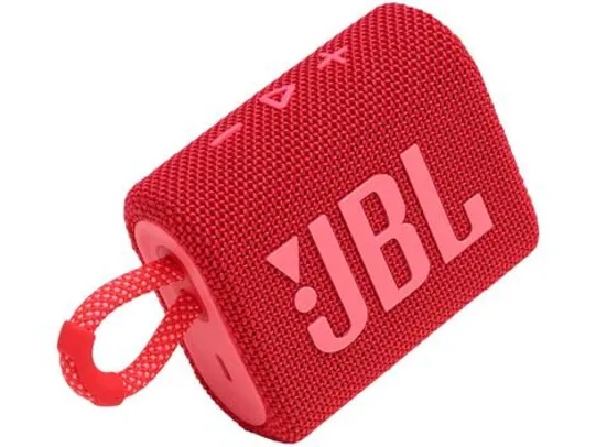 [Cliente Ouro] Caixa de Som JBL Go 3 Bluetooth Portátil - 4,2W | R$233