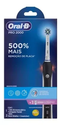 Escova Elétrica Pro 2000 Sensi Ultrafino 127v + Refil Oral-b